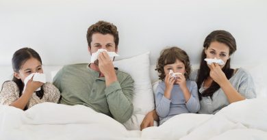 Family with flu